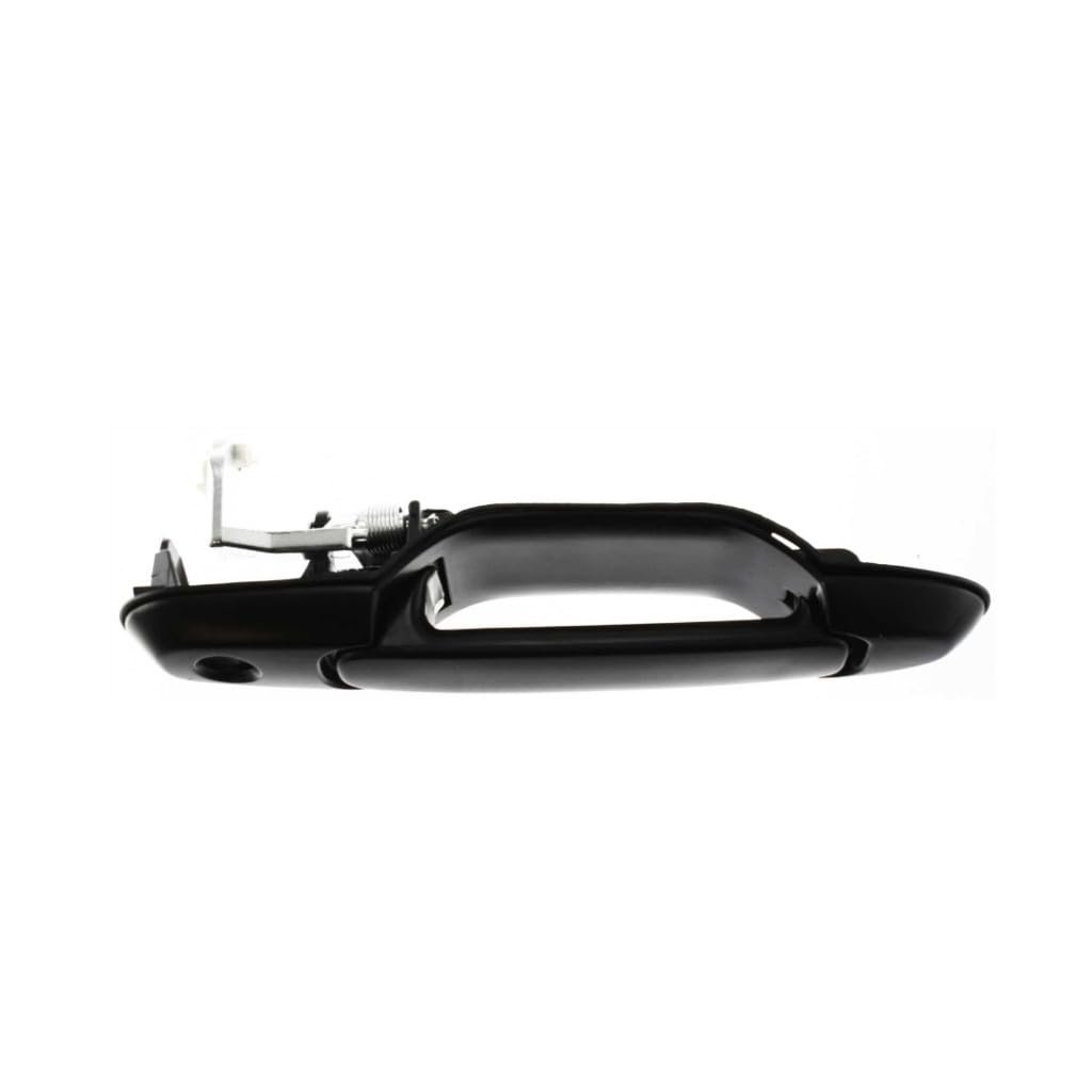 Exterior Door Handles For Toyota Sienna 1998 1999 2000 2001 2002 2003 Front Driver And Passenger Side Pair Black Plastic Smooth
