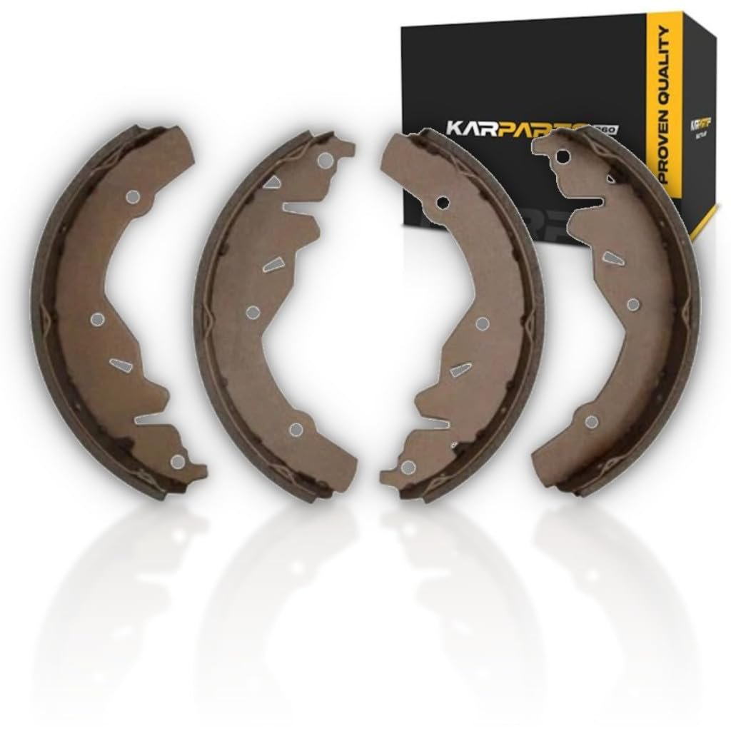 Front Drum Brake Shoes For 1991 Chrysler Lebaron Riveted Standard Style Alx-pau-df-1903-0520-00-cla1 Set Two Wheels