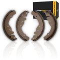 Front Drum Brake Shoes For 1991 Chrysler Lebaron Riveted Standard Style Alx-pau-df-1903-0520-00-cla1 Set Two Wheels