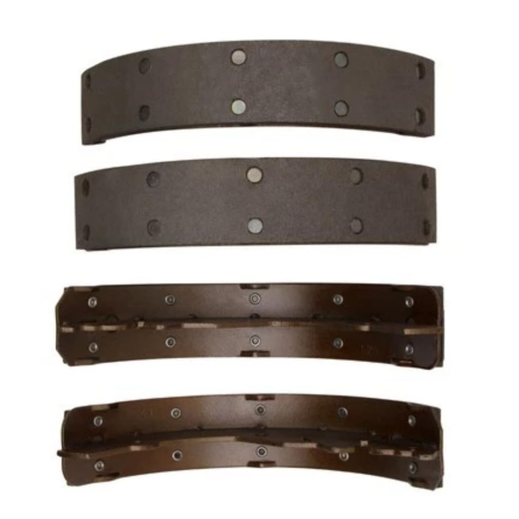 Front Drum Brake Shoes For 1991 Chrysler Lebaron Riveted Standard Style Alx-pau-df-1903-0520-00-cla1 Set Two Wheels