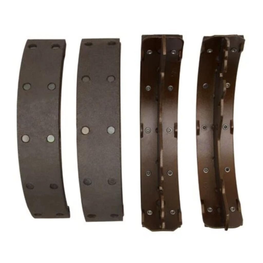 Front Drum Brake Shoes For 1991 Chrysler Lebaron Riveted Standard Style Alx-pau-df-1903-0520-00-cla1 Set Two Wheels