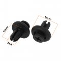 Uxcell 10 Pcs Fastener Rivets Fender Clips For 7mm Hole