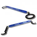 Eparts Aluminum Front Rear Upper Tower Brace Strut Bar Racing Stabilizer Blue For 1992-2001 Honda Prelude 