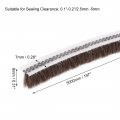 Uxcell Brush Weather Stripping Adhesive Felt Door Seal Strip Pile Weatherstrip Sweep For Window 197inch L X 0 31 Inch W 5000mm