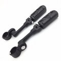 Hk Group Motorcycle Black Long Angled Adjustable Peg Mounting Kit Eagle Style Footrest For V-star Roadstar Suzuki Boulevard