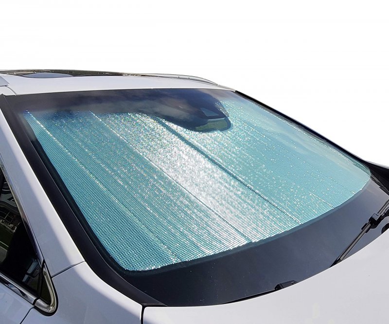 Autotech Park Foldable Sunshade For 2010-2017 Land Rover Lr4 Suv Custom-fit Windshield Sun Shade