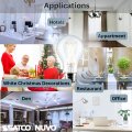 Satco S12465 8a19 Cl Led E26 950 4pk 120v Watt A19 Led Clear 5000k Medium Base 120 Volt For Use At Residential Hospitality