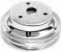 Racing Power Company R9607 Chrome Lwp Double Groove Crank Pulley 