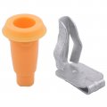 Motoku Front Door Panel Frame Plug And Retainer Clip For Chevy Camaro Chevelle Nova Firebird Ventura