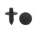 7mm Hole Car Bumper Fender Push In Pin Clips Plastic Rivet Auto Trim Fastener 50pcs 