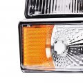 G-plus Led Drl Headlights Compatible With 1992-1996 Bronco Ford F150 F250 F350 Super Duty Headlamps W Corner Signal Driver Side