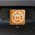 Green Lantern Blackest Night Orange Logo Tow Trailer Hitch Cover Plug Insert