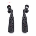 Xkh Group Black Short Angled Adjustable Peg Mounting Kit Wing Zombie Footrest For V-star Roadstar Suzuki Boulevard Equipped