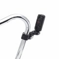 Xkh Group Black Short Angled Adjustable Peg Mounting Kit Wing Zombie Footrest For V-star Roadstar Suzuki Boulevard Equipped