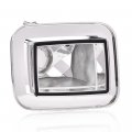 G-plus Front Clear Chrome Parking Signal Light Set Compatible With 2003-2008 H2 Hummer 2005-2008 Sut White 844176006196