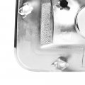 G-plus Front Clear Chrome Parking Signal Light Set Compatible With 2003-2008 H2 Hummer 2005-2008 Sut White 844176006196