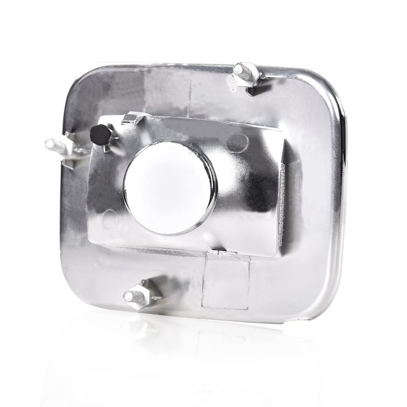 Front Clear Chrome Parking Signal Light Set For 2003-2008 H2 Hummer And 2005-2008 Sut White Halogen Waterproof Assemblies