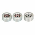 3 X Idler Pulley Kit 1660331040 1660431020 Replacement For Toyota 4runner Tacoma Fortuner 2003-2015 