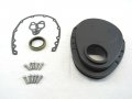 Small Block Chevy 327 350 383 Aluminum Timing Cover Kit W Seal Black E45201bk