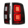 Amerilite Smoke Full Function Led Light Bar Tail Lights Set For 2009-2018 Dodge Ram 1500 2500 3500 Pickup Truck Oe Compatible