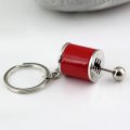 Maycom Creative Auto Part Model Gear Box Keychain Six-speed Manual Transmission Shift Lever Keyring Key Chain Ring Keyrings