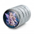 Pink And Purple Fairy Valve Stem Caps For Tire Rim Wheel Aluminum