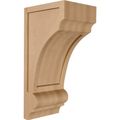 Ekena Millwork Corw05x06x12dial 4 3 4-inch W X 6-inch D 12-inch H Diane Recessed Wood Corbel Alder 