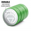 Green Lantern Blackest Night White Logo Tire Rim Wheel Aluminum Valve Stem Caps