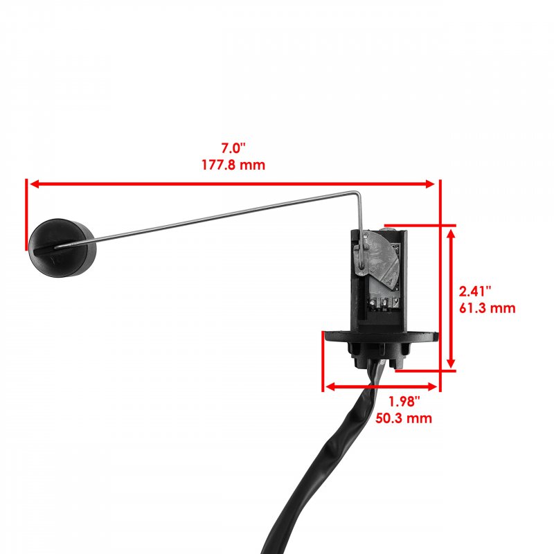 Caltric Fuel Unit Float Sensor For Honda 37080-hp0-a01 37080hp0a01
