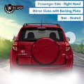 Passenger Side Mirror Glass Assembly With Plastic Backing Plate Non-heated Compatible 2009-2012 Toyota Rav4
