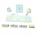 July King 8 Pcs 6000k 88leds 5050smd Led Interior Reading Lights For Volkswagen Golf Mk5 2003-2008 High Brightness