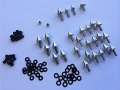 Hongk- Motorcycle Spike Fairing Bolts Kit Compatible With Cbr 900rr 929rr 954rr Rr Silver B01bn0nupm