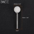 Ball Abrasive Mounted Stone Polishing Bits 1 8 Shank 0 47 Diameter White Corundum Grinding Wheel Rotary Tool For Deburring