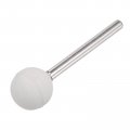 Ball Abrasive Mounted Stone Polishing Bits 1 8 Shank 0 47 Diameter White Corundum Grinding Wheel Rotary Tool For Deburring 