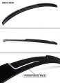 Fits For 2017-2018 Hyundai Elantra Sedan Painted Glossy Black H Style Trunk Lid Spoiler Wing