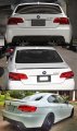 Cuztom Tuning M Style Black Real Carbon Fiber Trunk Lid Spoiler Wing For Bmw E92 328i 335i M3 2dr Coupe