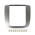 Center Dash Radio Trim For Chevy Silverado 1500 Tahoe Gmc Sierra Yukon 2007-2014 15211886 26887440 25807746 15211885 Silver 