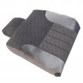 Secosautoparts Passenger Side Top Lean Back Replacement Cloth Seat Cover Gray Compatible With Dodge Ram 1500 2500 3500 Slt 1994