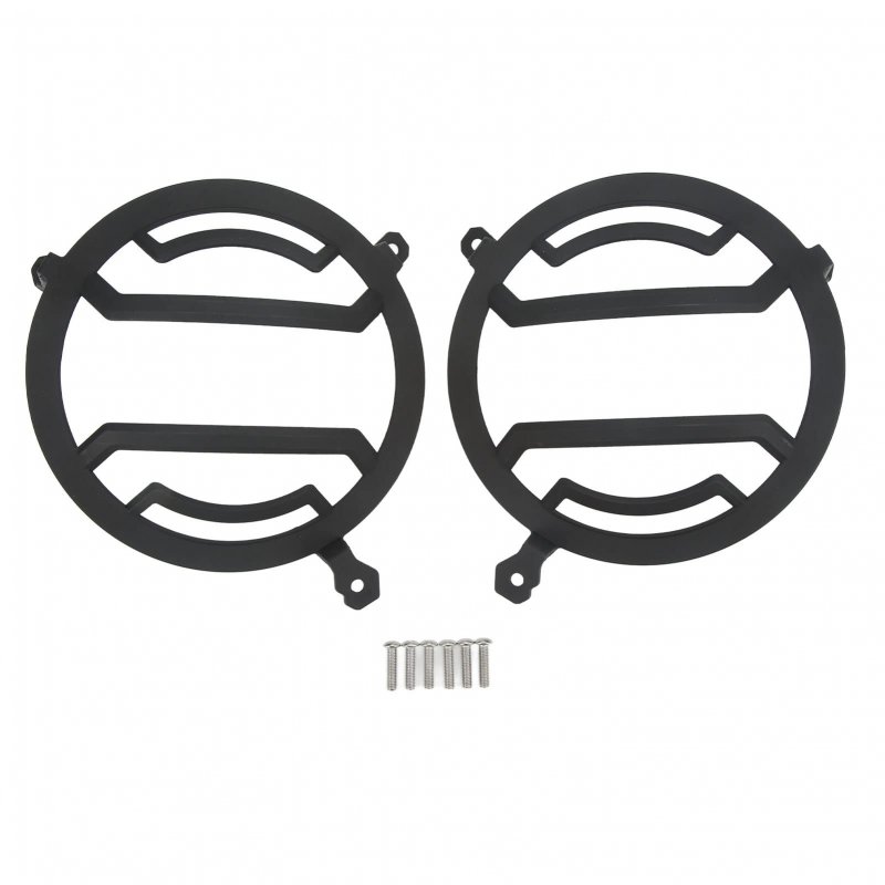 Led Headlight Protector Guard Protective Headlamp Cover Replacement For Jeep Wrangler Jl 2018 And Up 2 Pieces Abs Black Grill