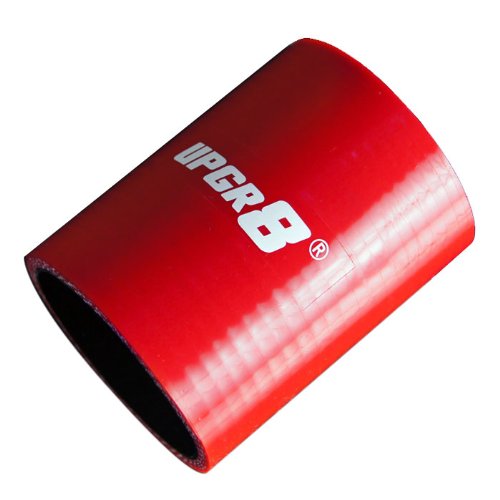 Upgr8 Universal 4-ply High Performance Straight Coupler Silicone Hose 76mm Length 2 0 51mm Red