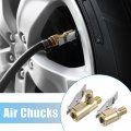 X Autohaux Air Chuck Kit With Clip Adapter Brass Locking Tire Inflator Nozzle Connect Fits Most Pressure Gauge Inflators Gauges