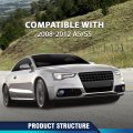 Bumper Fog Light Lamp Grill Cover Honeycomb For Audi A5 S Line5 B8 Rs5 2008 2012 Fits S Only Black 1 Pair