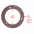 Caltric Armature Plate For Polaris Sportsman 400 4x4 1993-2004