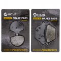 Niche Brake Pad Set For Harley-davidson Dyna Softail Sportster 1100 44063-83d 44082-08 Front Rear Organic