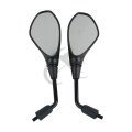 Tcmt Pair Of Motorcycle Black Rear View Mirrors Fit For Suzuki Gsr400 Gsr600 Gsr750 Bandit1250 Sfv650 Sv650n Piaggio X10 500