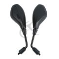 Tcmt Pair Of Motorcycle Black Rear View Mirrors Fit For Suzuki Gsr400 Gsr600 Gsr750 Bandit1250 Sfv650 Sv650n Piaggio X10 500