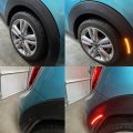 Nslumo Amber Red Led Side Marker Lights For F55 F56 F57 Mini-cooper 2014 2015 2016 2017 2018 2019 Smoked Lens Replace Oem
