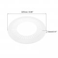 Uxcell Pipe Cover Decoration 2pcs 140mm-168mm Pp Plastic Escutcheon Collar Water Drain Line White