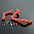 Silicone Radiator Hose Kit With Clamps For Acura Integra Honda Civic Type R Red 3 Ply Nylon Reinforcement Ek4 Ek9 Dc2 B16a Ex 
