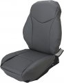Ecotric Synthetic Leather Seat Covers Compatible With 2010-2015 Toyota Prius -gray Front Rear